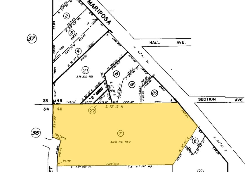1705 S Mariposa Rd, Stockton, CA for lease - Plat Map - Image 2 of 6