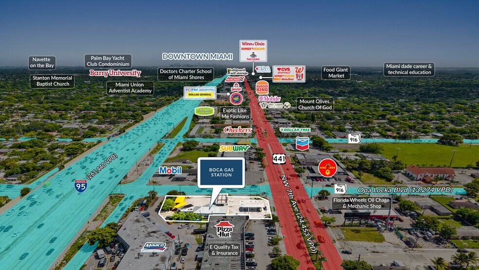 13705 NW 7th Ave, North Miami, FL à vendre - Photo du bâtiment - Image 2 de 5