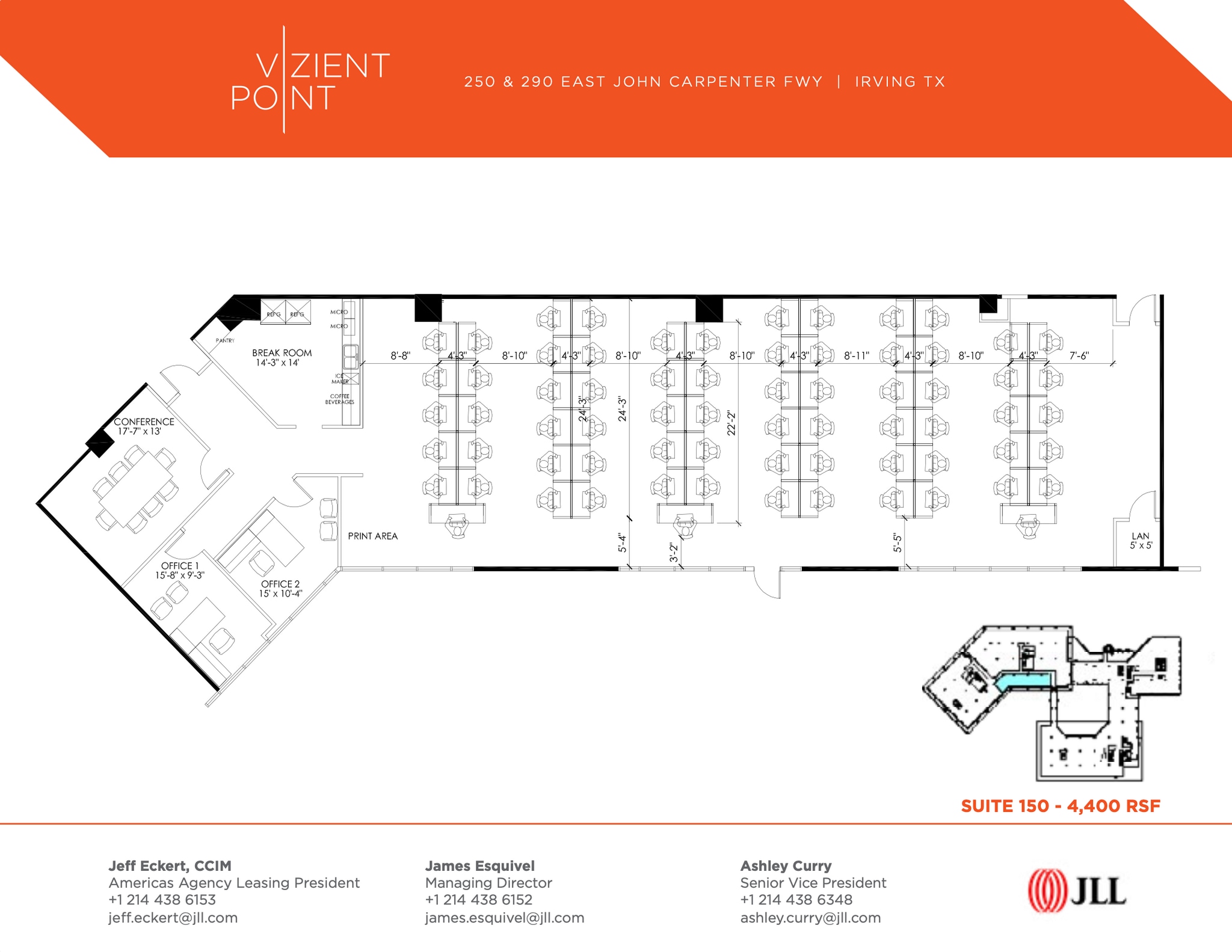 250 E John Carpenter Fwy, Irving, TX à louer Plan d’étage- Image 1 de 1