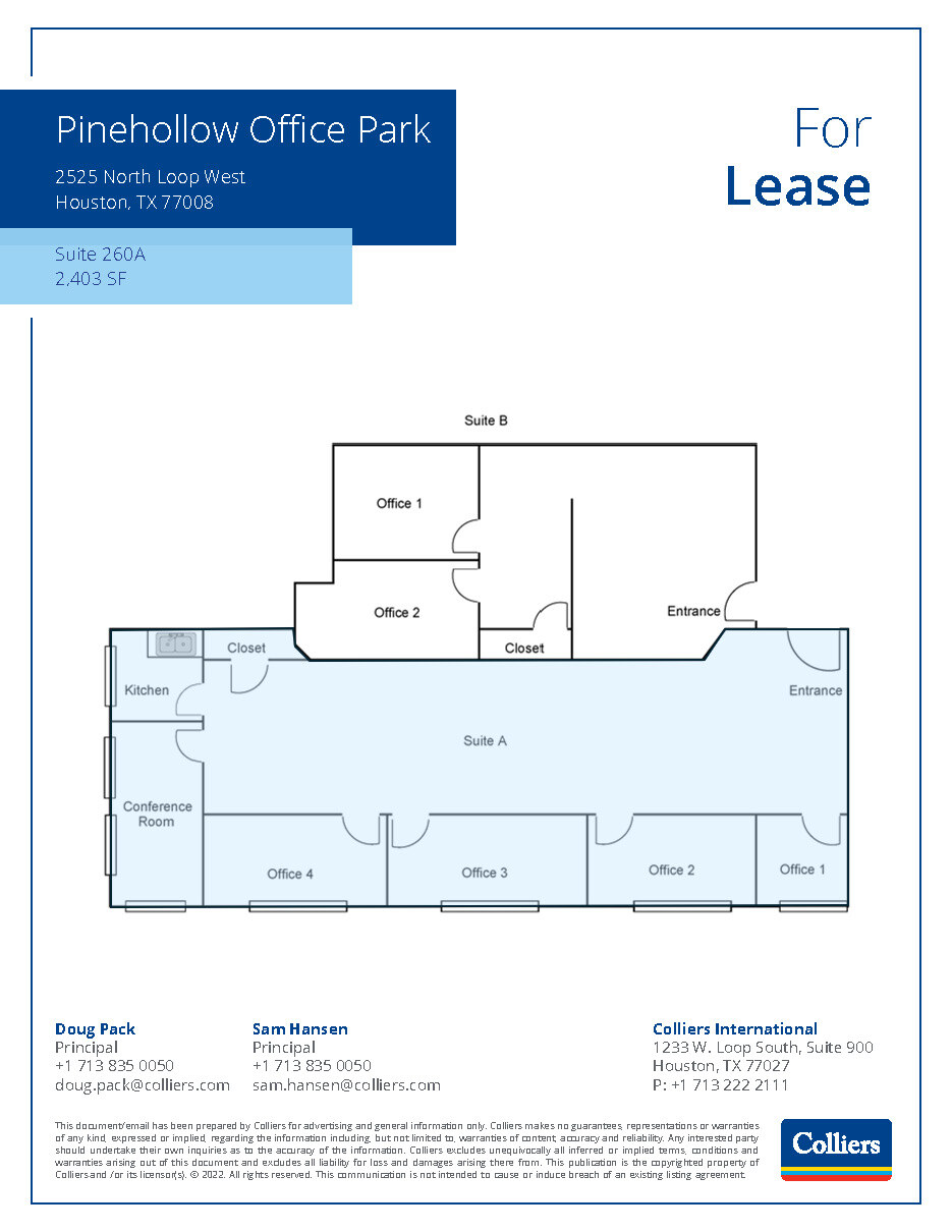 2525 N Loop Fwy W, Houston, TX for lease Floor Plan- Image 1 of 1