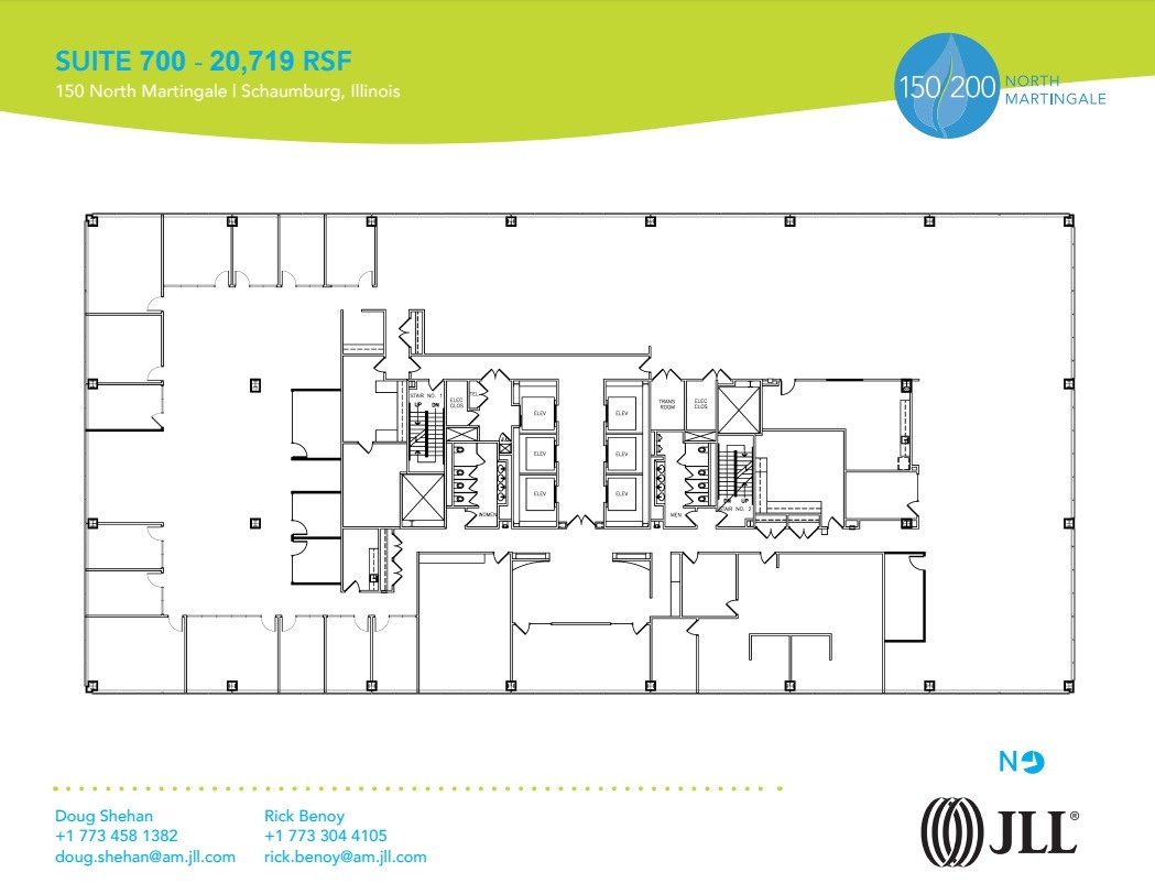 150 N Martingale Rd, Schaumburg, IL à louer Plan d  tage- Image 1 de 1