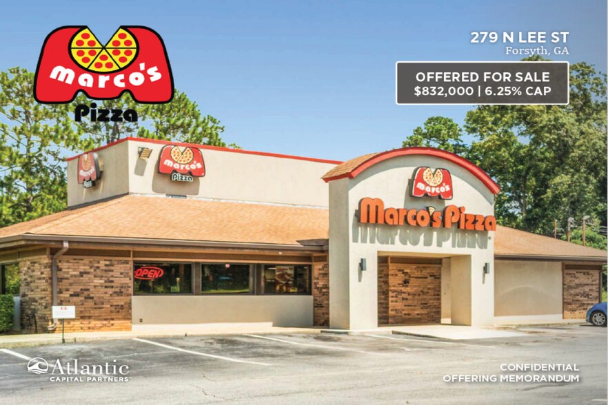 279 N Lee St, Forsyth, GA à vendre - Photo du bâtiment - Image 1 de 4