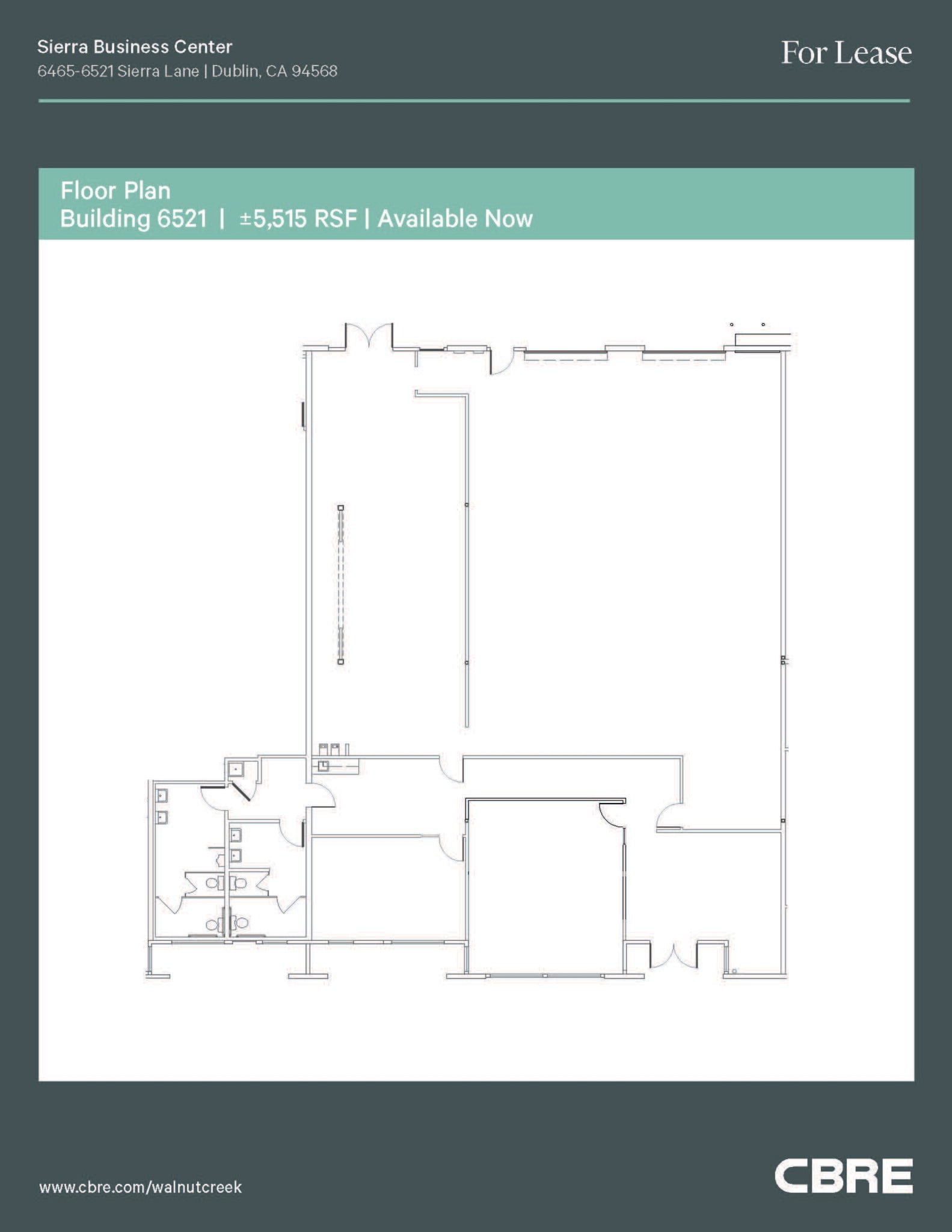 6491-6557 Sierra Ln, Dublin, CA for lease Floor Plan- Image 1 of 1