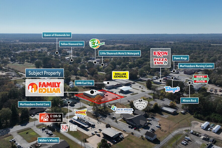 306 E 13th St, Murfreesboro, AR à vendre - Photo du bâtiment - Image 3 de 4