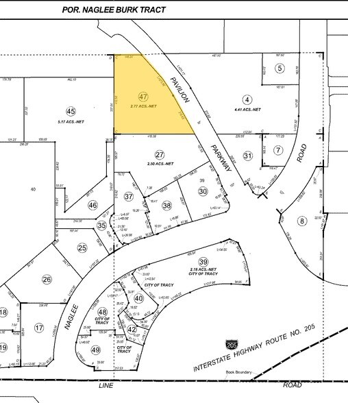2706-2846 Pavilion Pky, Tracy, CA à louer - Plan cadastral - Image 2 de 12