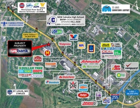 1050 Camp Jackson Rd, East Saint Louis, IL - Aerial map view