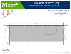 3319-3369 Hollins Ferry Rd, Lansdowne, MD à louer Plan d’étage- Image 1 de 1
