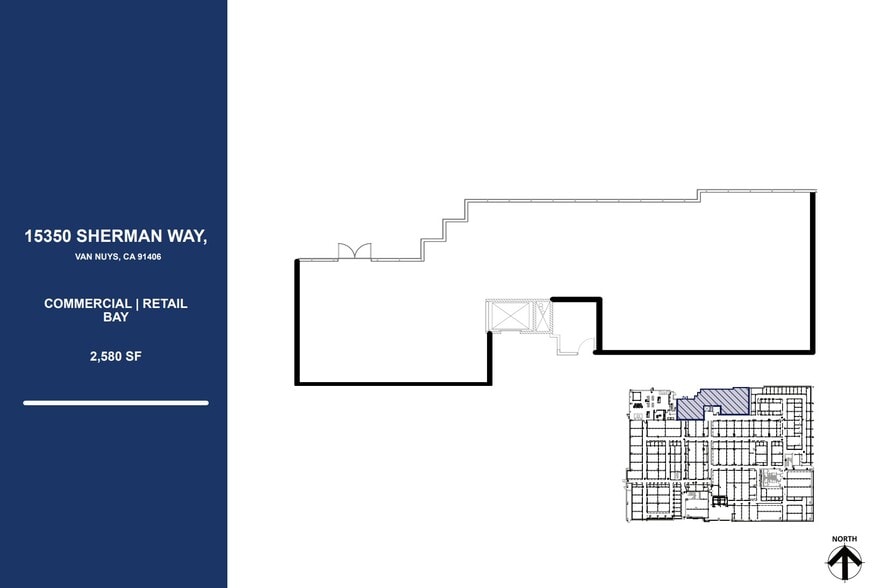 15350 Sherman Way, Van Nuys, CA for lease - Floor Plan - Image 2 of 2