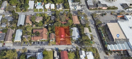 1112 NE 5th Ave, Fort Lauderdale, FL - AÉRIEN  Vue de la carte