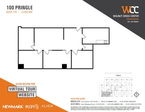 100 Pringle Ave, Walnut Creek, CA for lease Floor Plan- Image 1 of 1