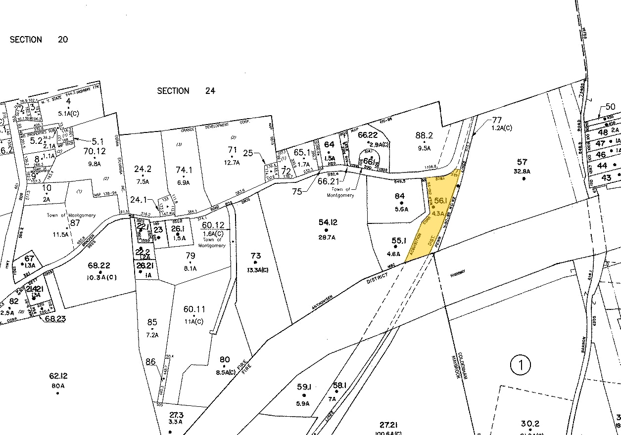 159 Bracken Rd, Montgomery, NY à vendre Plan cadastral- Image 1 de 2