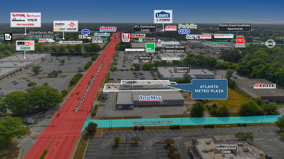1297 Mount Zion Rd, Morrow, GA for sale - Building Photo - Image 2 of 5