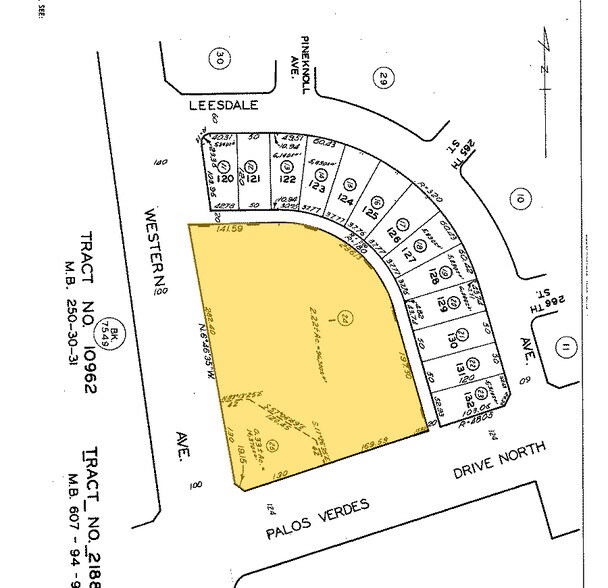 26640 Western Ave, Harbor City, CA à louer - Plan cadastral - Image 2 de 7