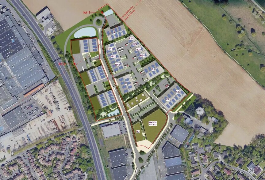 Local d'activités dans Ézanville à vendre - Photo du bâtiment - Image 3 de 12