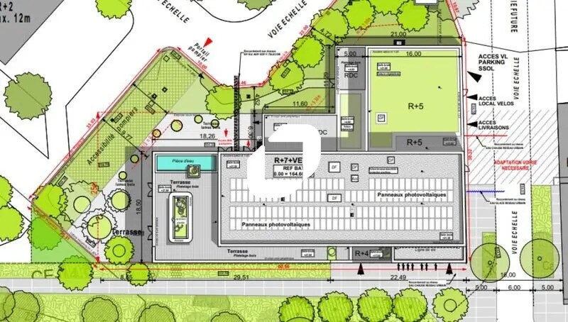 Office in 1 Boulevard Jules Carteret, Lyon for lease - Floor Plan - Image 3 of 13