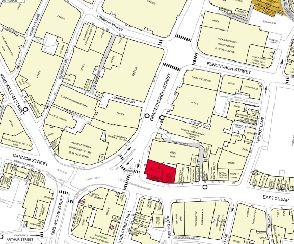 48-50 Gracechurch St, London à louer - Plan cadastral - Image 3 de 15