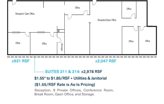 9845 Erma Rd, San Diego, CA for lease Floor Plan- Image 1 of 1