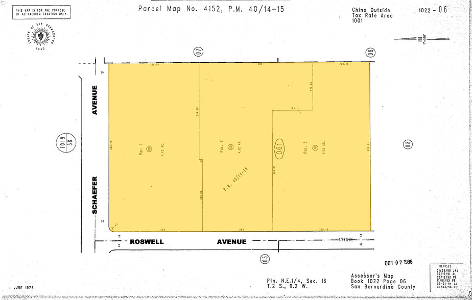 13851 Roswell Ave, Chino, CA à louer - Plan cadastral - Image 3 de 6