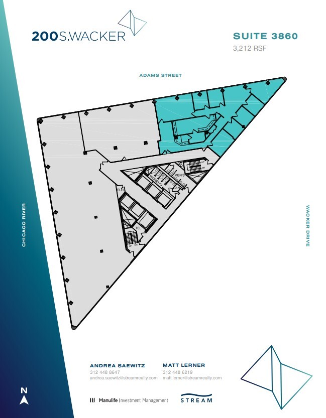 200 S Wacker Dr, Chicago, IL for lease Floor Plan- Image 1 of 1