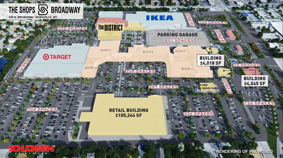 358 Broadway Mall, Hicksville, NY à louer - Photo du bâtiment - Image 3 de 19