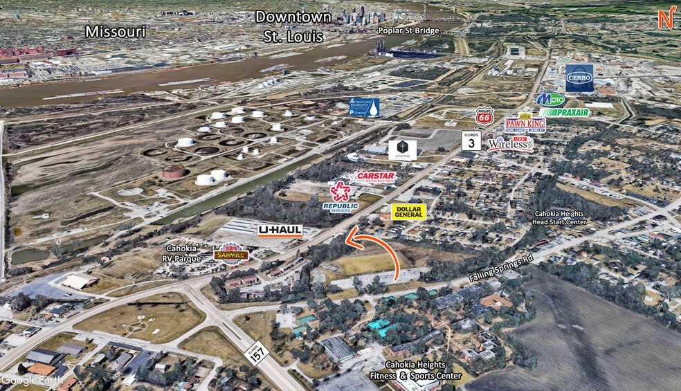 4041 Mississippi Ave, Cahokia, IL à vendre - Photo du bâtiment - Image 2 de 10