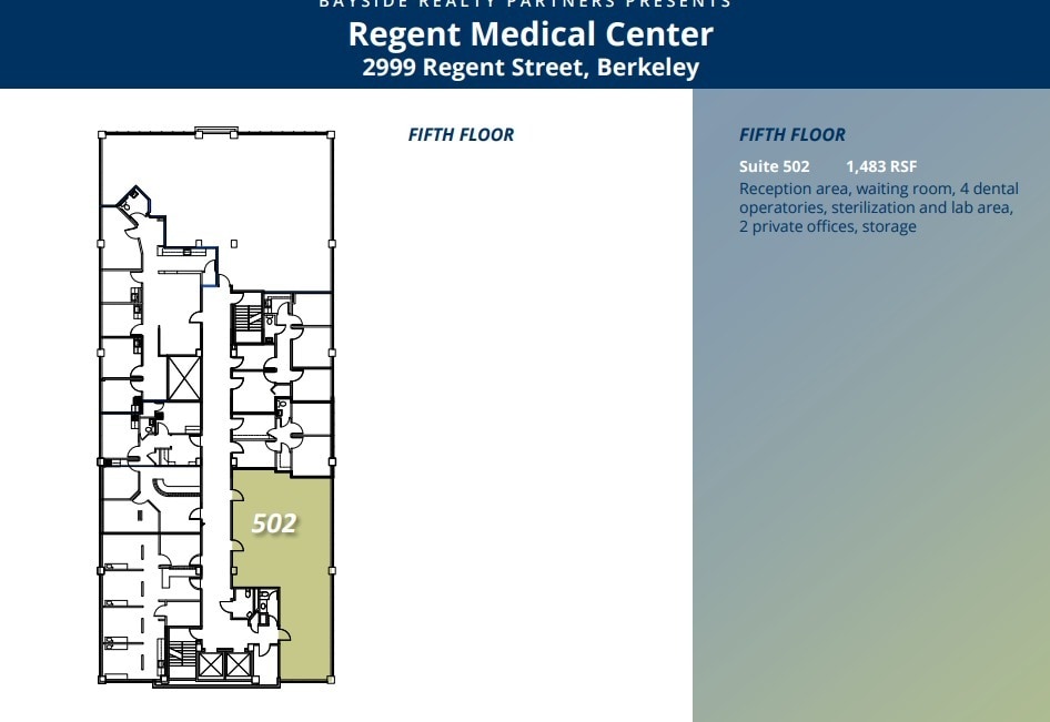 2999 Regent St, Berkeley, CA à vendre Plan d’étage- Image 1 de 1