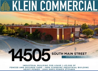 More details for 14505 S Main St, Gardena, CA - Industrial for Lease