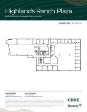 630 Plaza Dr, Highlands Ranch, CO for lease Floor Plan- Image 1 of 3