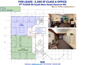 80 S Main St, Hanover, NH for lease Floor Plan- Image 2 of 3