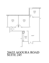 26635-26637 W Agoura Rd, Calabasas, CA à louer Plan de site- Image 1 de 1