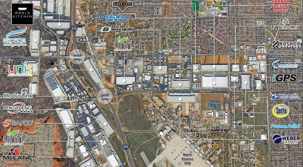 Alessandro Blvd & Heacock St, Moreno Valley, CA à vendre - Aérien - Image 3 de 3