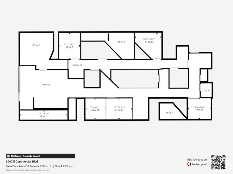 3067-3071 E Commercial Blvd, Fort Lauderdale, FL à louer - Photo du bâtiment - Image 3 de 8