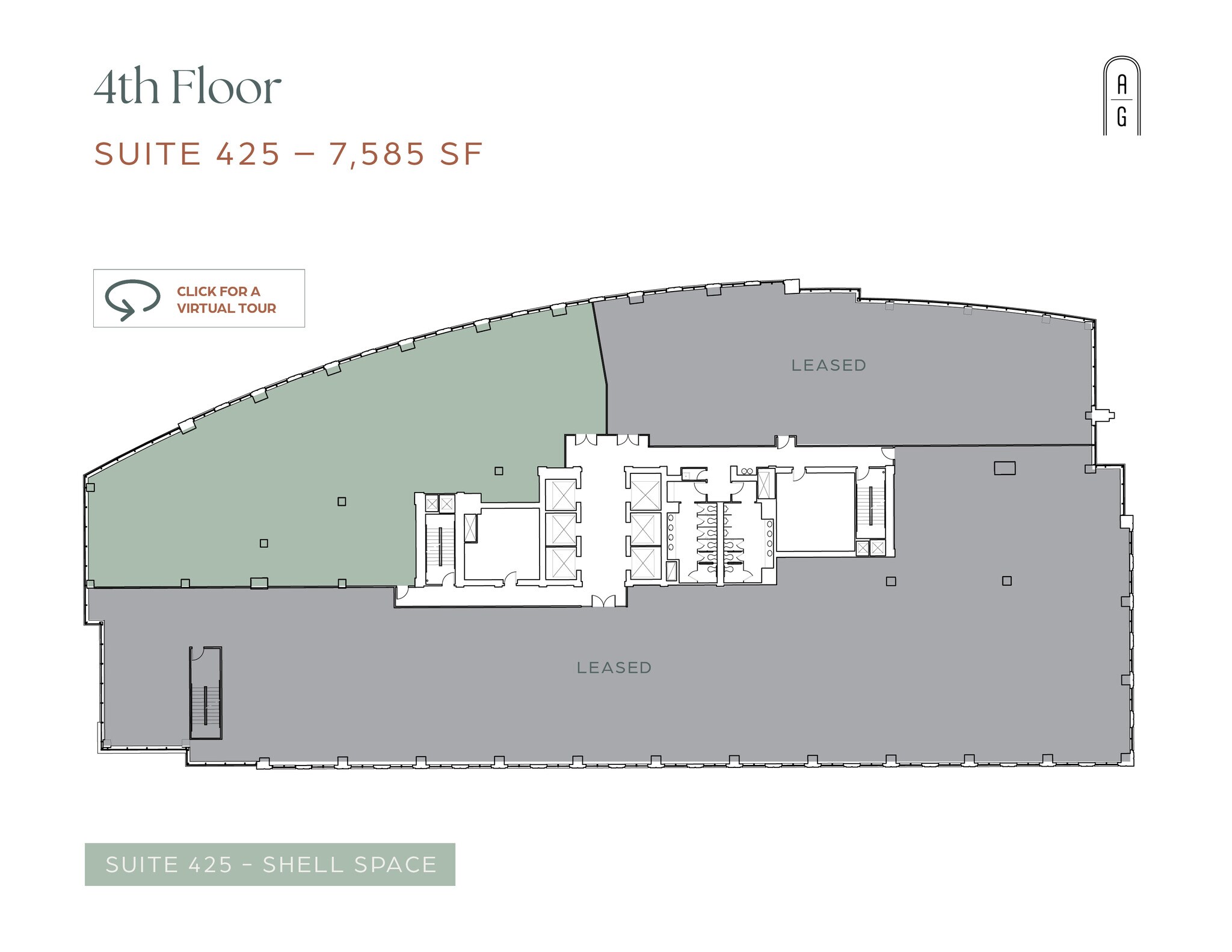 901 N Glebe Rd, Arlington, VA à louer Plan d’étage- Image 1 de 1