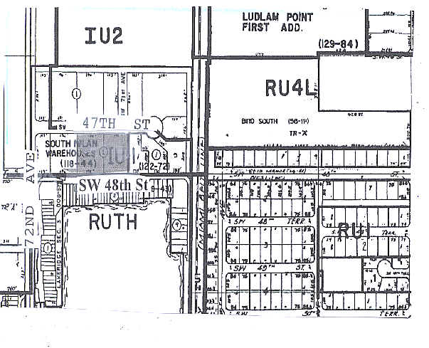 4816-4990 SW 72nd Ave, Miami, FL à louer - Plan cadastral - Image 3 de 3