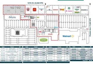 4147-4275 167th St, Country Club Hills, IL à louer Plan d’étage- Image 1 de 1