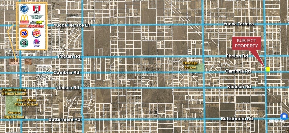 Cambria Rd, Phelan, CA for sale - Primary Photo - Image 1 of 1