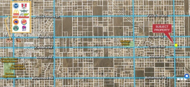 Plus de détails pour Cambria Rd, Phelan, CA - Terrain à vendre