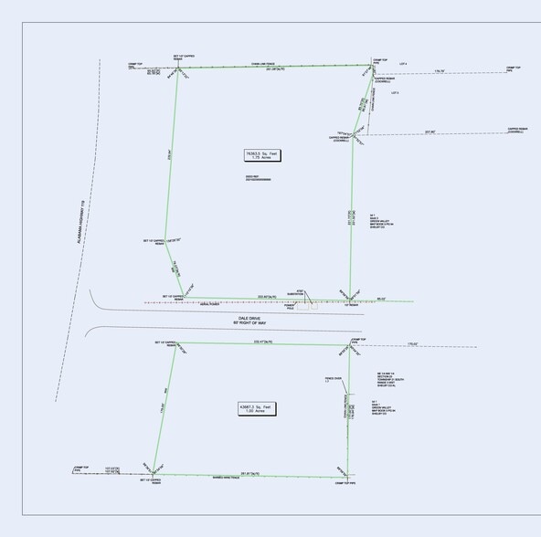 105 Dale Dr, Alabaster, AL for sale - Plat Map - Image 1 of 2