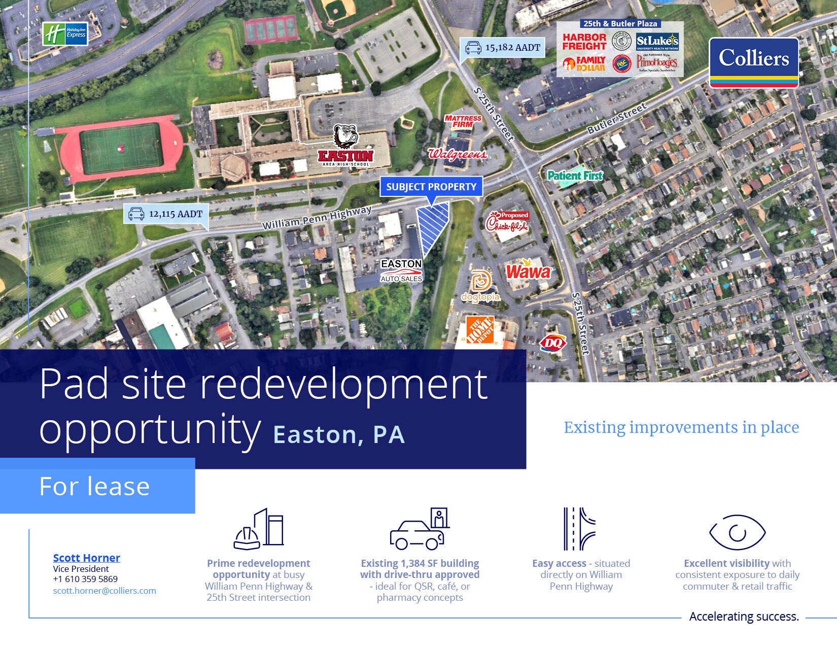 William Penn Highway & 25th Street, Easton, PA for lease Primary Photo- Image 1 of 2