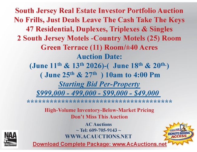 More details for South Jersey Investor Portfolio Auction – Hospitality for Sale