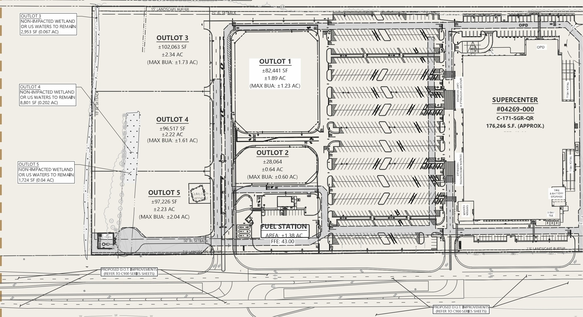 9710 Ocean Hwy W, Calabash, NC for lease Site Plan- Image 1 of 3