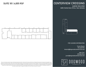 4538 Centerview Dr, San Antonio, TX à louer Plan d  tage- Image 1 de 1