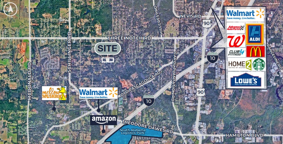 5265 Travis Rd, Mobile, AL à vendre - Photo du bâtiment - Image 2 de 8