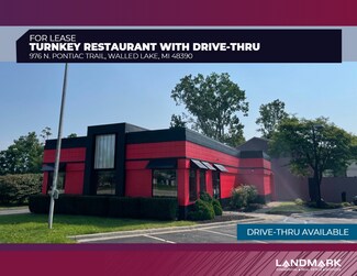 Plus de détails pour 976 N Pontiac Trail, Walled Lake, MI - Commerce de détail à vendre