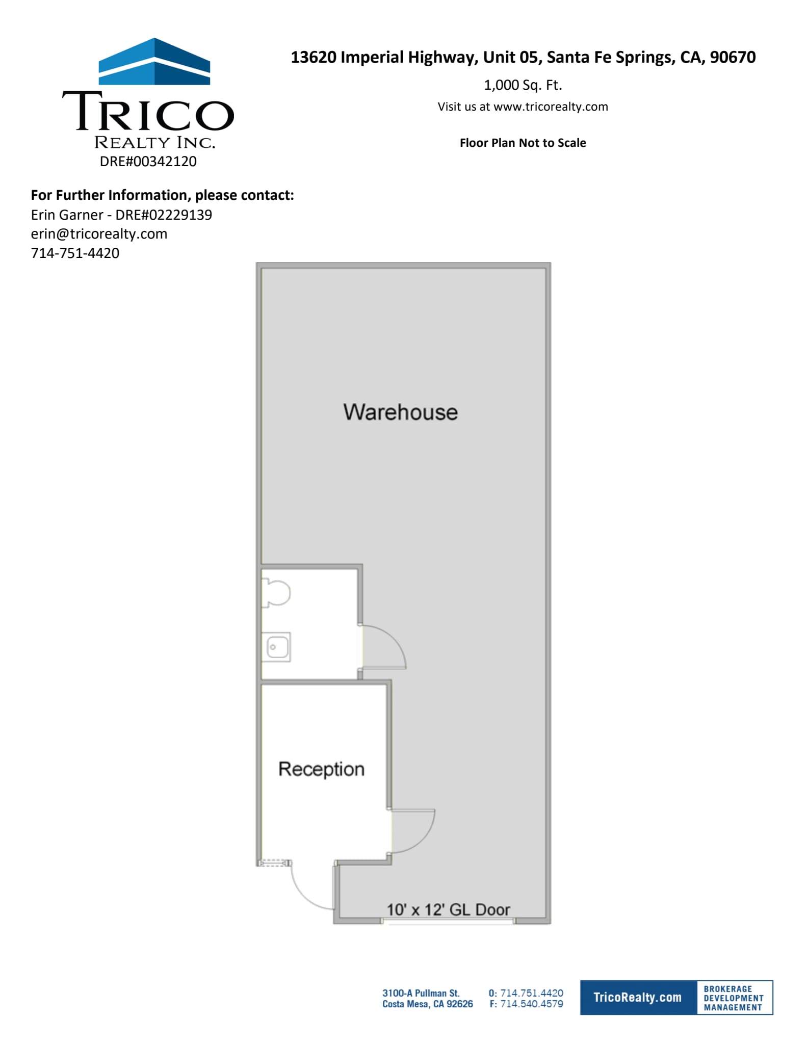 13600-13640 Imperial Hwy, Santa Fe Springs, CA à louer Plan d’étage- Image 1 de 1