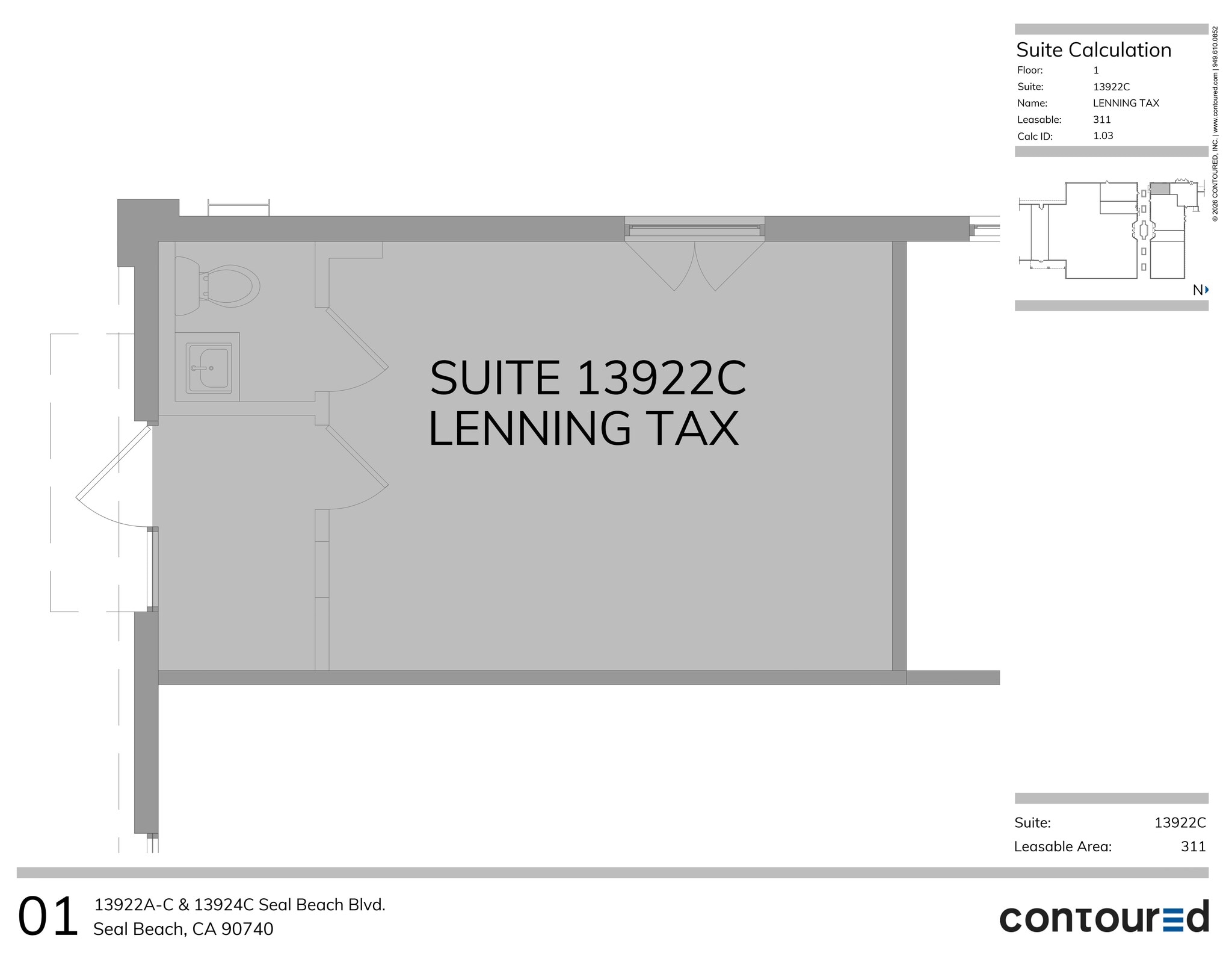 13904-13962 Seal Beach Blvd, Seal Beach, CA à louer Plan de site- Image 1 de 1