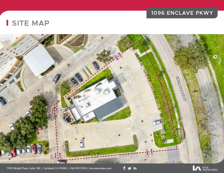 1096 Enclave Pky, Houston, TX à louer - Photo du bâtiment - Image 2 de 6