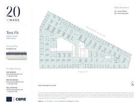 20 Massachusetts Ave NW, Washington, DC à louer Plan d’étage- Image 2 de 3