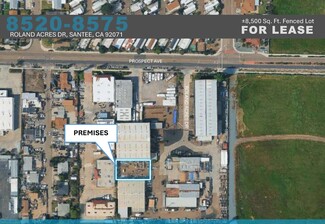 More details for 8520-8530 Roland Acres Rd, Santee, CA - Industrial for Lease