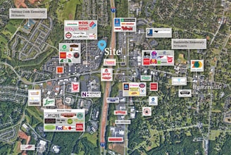 10224 Hickorywood Hill Ave, Huntersville, NC - AÉRIEN  Vue de la carte